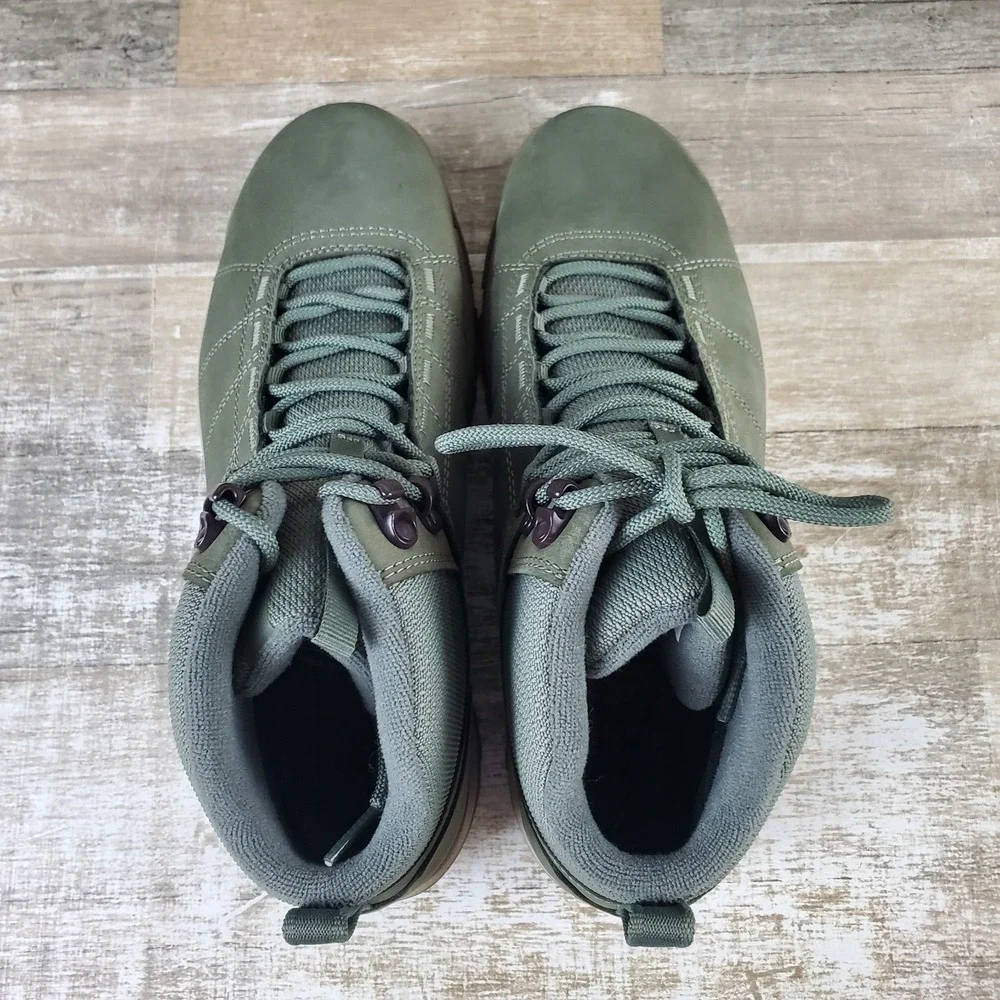 Oboz Shedhorn B-DRY Men Hiking Shoes Sz 9.5 Evergreen Lace Up Mid Top Waterproof